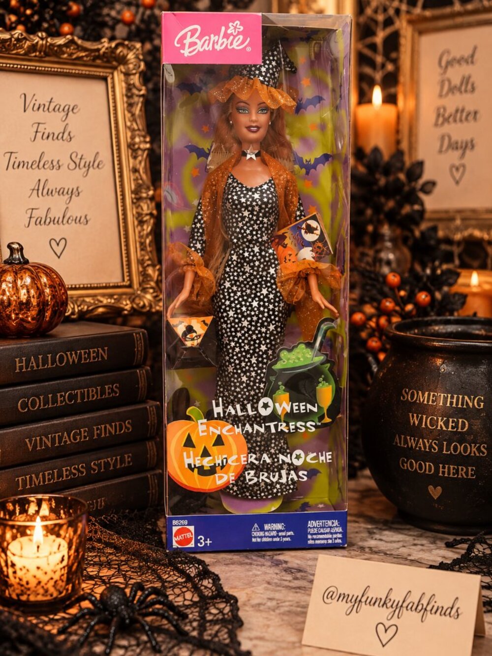 2003 Mattel Halloween Enchantress Barbie Doll